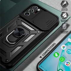 Husa pentru Samsung Galaxy Note 20 Ultra / Note 20 Ultra 5G - Techsuit CamShield Series - Negru Negru