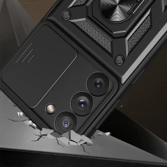 Husa pentru Samsung Galaxy S22 5G - Techsuit CamShield Series - Negru Negru