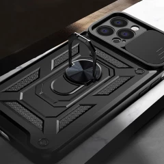 Husa pentru iPhone 13 - Techsuit CamShield Series - Negru Negru