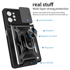 Husa pentru Realme C31 - Techsuit CamShield Series - Negru Negru