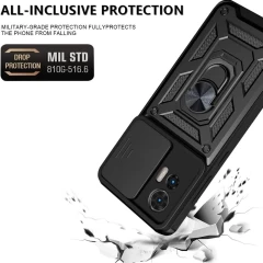 Husa pentru Motorola Edge 30 Neo - Techsuit CamShield Series - Negru Negru