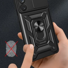 Husa pentru Samsung Galaxy S23 - Techsuit CamShield Series - Negru Negru