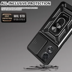 Husa pentru Oppo A58 5G / A78 5G - Techsuit CamShield Series - Negru Negru