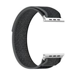 Curea pentru Apple Watch 1/2/3/4/5/6/7/8/SE/SE 2 (38/40/41mm) - Techsuit Watchband (W039) - Negru Negru
