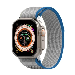 Curea pentru Apple Watch 1/2/3/4/5/6/7/8/SE/SE 2 (38/40/41mm) - Techsuit Watchband (W039) - Albastru Albastru