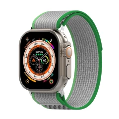 Curea pentru Apple Watch 1/2/3/4/5/6/7/8/SE/SE 2/Ultra (42/44/45/49mm) - Techsuit Watchband (W039) - verde deschis verde deschis