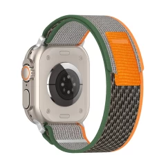 Curea pentru Apple Watch 1/2/3/4/5/6/7/8/SE/SE 2/Ultra (42/44/45/49mm) - Techsuit Watchband (W039) - verde deschis Verde Inchis 