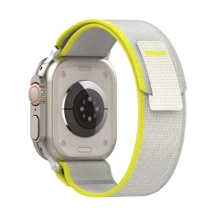 Curea pentru Apple Watch 1/2/3/4/5/6/7/8/SE/SE 2/Ultra (42/44/45/49mm) - Techsuit Watchband (W039) - verde deschis Galben 