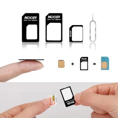 Adaptor pentru SIM, Nano, Micro - Techsuit Unlimited Innovation - Alb Alb