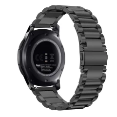 Curea pentru Samsung Galaxy Watch (46mm) / Gear S3, Huawei Watch GT / GT 2 / GT 2e / GT 2 Pro / GT 3 (46 mm) - Techsuit Watchband 22mm (W010) - Argintiu Argintiu