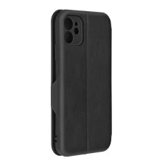 Husa pentru iPhone 11 Techsuit Safe Wallet Plus, Black - Negru Negru