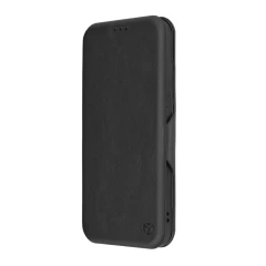 Husa pentru iPhone 12 Pro Max Techsuit Safe Wallet Plus, Black - Negru Negru
