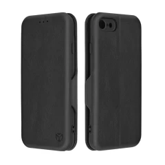 Husa pentru iPhone 6/ 6S Techsuit Safe Wallet Plus, Black - Negru Negru