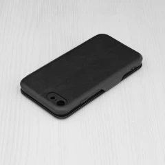 Husa pentru iPhone 6/ 6S Techsuit Safe Wallet Plus, Black - Negru Negru