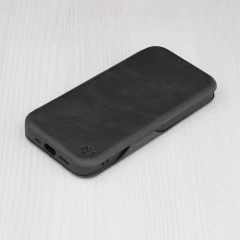Husa pentru iPhone 14 Pro Techsuit Safe Wallet Plus, Black - Negru Negru