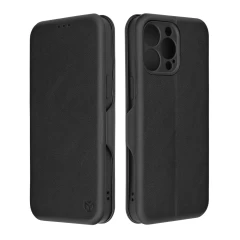 Husa pentru iPhone 14 Pro Max Techsuit Safe Wallet Plus, Black - Negru Negru