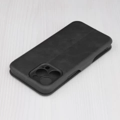Husa pentru iPhone 14 Pro Max Techsuit Safe Wallet Plus, Black - Negru Negru