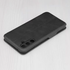 Husa pentru Samsung Galaxy A34 5G Techsuit Safe Wallet Plus, Black - Negru Negru
