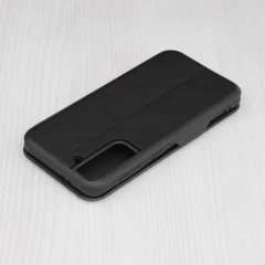 Husa pentru Samsung Galaxy S21 5G Techsuit Safe Wallet Plus, Black - Negru Negru