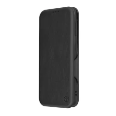 Husa pentru Samsung Galaxy S21 5G Techsuit Safe Wallet Plus, Black - Negru Negru