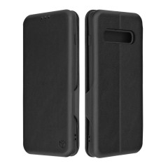 Husa pentru Samsung Galaxy S10 Plus Techsuit Safe Wallet Plus, Black - Negru