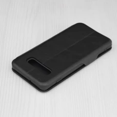Husa pentru Samsung Galaxy S10 Plus Techsuit Safe Wallet Plus, Black - Negru Negru