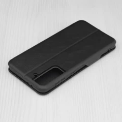 Husa pentru Samsung Galaxy S21 Plus 5G Techsuit Safe Wallet Plus, Black - Negru Negru