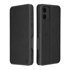 Husa pentru Motorola Moto E13 Techsuit Safe Wallet Plus, Black - Negru