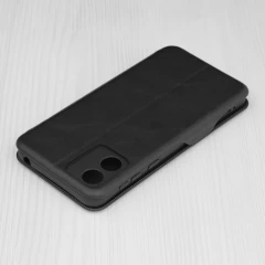 Husa pentru Motorola Moto E13 Techsuit Safe Wallet Plus, Black - Negru Negru