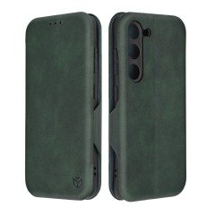 Husa pentru Samsung Galaxy S23 Techsuit Safe Wallet Plus, Green - Verde