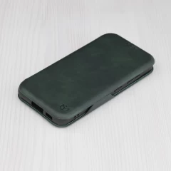 Husa pentru Samsung Galaxy S23 Techsuit Safe Wallet Plus, Green - Verde Verde