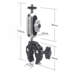 Suport Multifunctional GoPro - Techsuit (JX-006) - Gri Gri