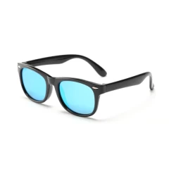 Ochelari de Soare pentru Copii cu Protectie UV - Techsuit (D802) - Albastru Negru 