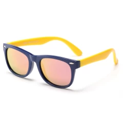 Ochelari de Soare pentru Copii cu Protectie UV - Techsuit (D802) - Albastru bleumarin 