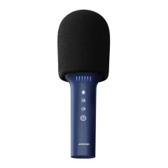 Microfon Fara Fir, Bluetooth V5.0, 1200mAh - JoyRoom (JR-MC5) - Albastru Albastru