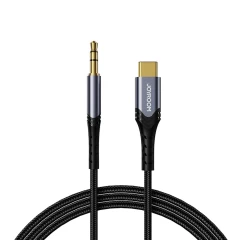 Cablu Audio Jack la Type-C, 1m - JoyRoom (SY-A03) - Negru Negru