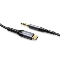 Cablu Audio Jack la Type-C, 1m - JoyRoom (SY-A03) - Negru Negru