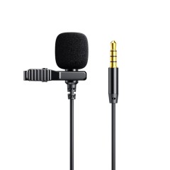Microfon Tip Lavaliera cu Fir 2m - JoyRoom (JR-LM1) - Negru