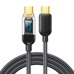 Cablu de Date Type-C, Fast Charging 100W, 480Mbps, 1.2m - JoyRoom (S-CC100A4) - Negru