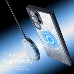 Husa pentru Samsung Galaxy S23 Ultra - Dux Ducis Aimo MagSafe Series - Negru Negru