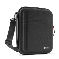 Geanta pentru iPad Pro 12.9 (2018 / 2020 / 2021 / 2022) - Tomtoc FancyCase with Strap (B07B1D1) - Negru Negru