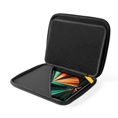 Geanta pentru iPad Pro 12.9 (2018 / 2020 / 2021 / 2022) - Tomtoc FancyCase with Strap (B07B1D1) - Negru Negru