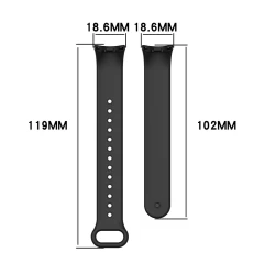 Curea pentru Xiaomi Smart Band 8 / 8 NFC - Techsuit Watchband (W014) - Roz Roz