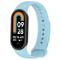 Curea pentru Xiaomi Smart Band 8 / 8 NFC - Techsuit Watchband (W014) - Mov Albastru 