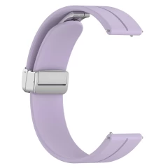 Curea pentru Samsung Galaxy Watch 4/5/Active 2, Huawei Watch GT 3 (42mm)/GT 3 Pro (43mm) - Techsuit Watchband (W011) - Negru violet 