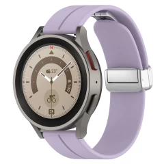 Curea pentru Samsung Galaxy Watch 4/5/Active 2, Huawei Watch GT 3 (42mm)/GT 3 Pro (43mm) - Techsuit Watchband (W011) - violet violet