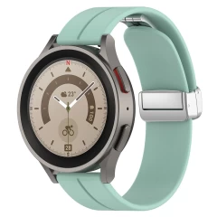 Curea pentru Samsung Galaxy Watch 4/5/Active 2, Huawei Watch GT 3 (42mm)/GT 3 Pro (43mm) - Techsuit Watchband (W011) - Verde Verde