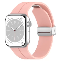 Curea pentru Apple Watch 1/2/3/4/5/6/7/8/SE/SE 2/Ultra (42/44/45/49mm) - Techsuit Watchband (W011) - Roz Roz