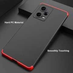 Husa pentru Xiaomi Redmi Note 12 5G / Poco X5 + Folie - GKK 360 - Negru Negru