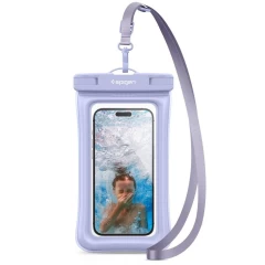 Husa universala pentru telefon - Spigen Waterproof Case A610 - Portocaliu transparenta 